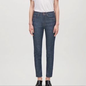 cos high rise skinny fit cropped leg